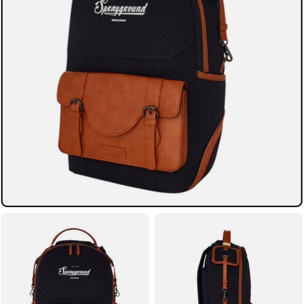 Sprayground Black and Tan Men's Backpack SOLD OUT ONLINE @ Sprayground official